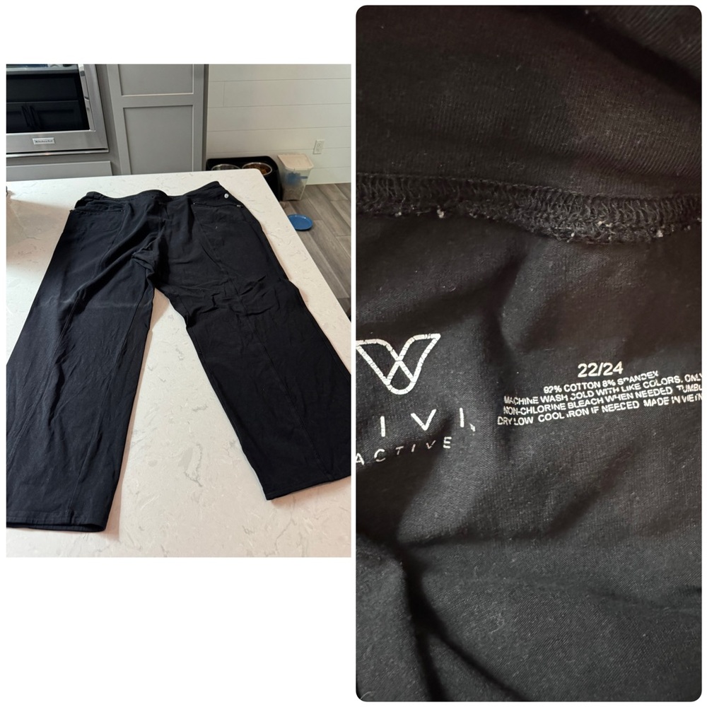 Livi Active Black yoga pants